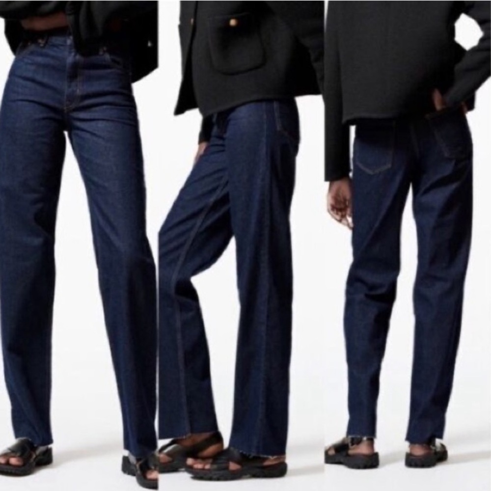 Zara The New Daddy Dark Wash Jeans 10